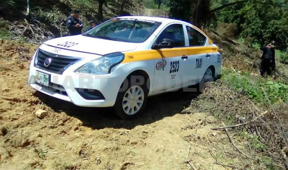 Encuentran a taxista asesinado de un balazo