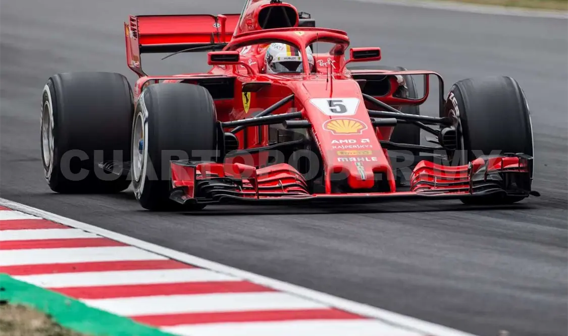 “Checo” Pérez queda lejos de Sebastian Vettel