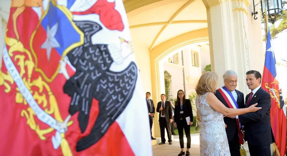Peña Nieto participa en ceremonia de cambio de poderes en Chile