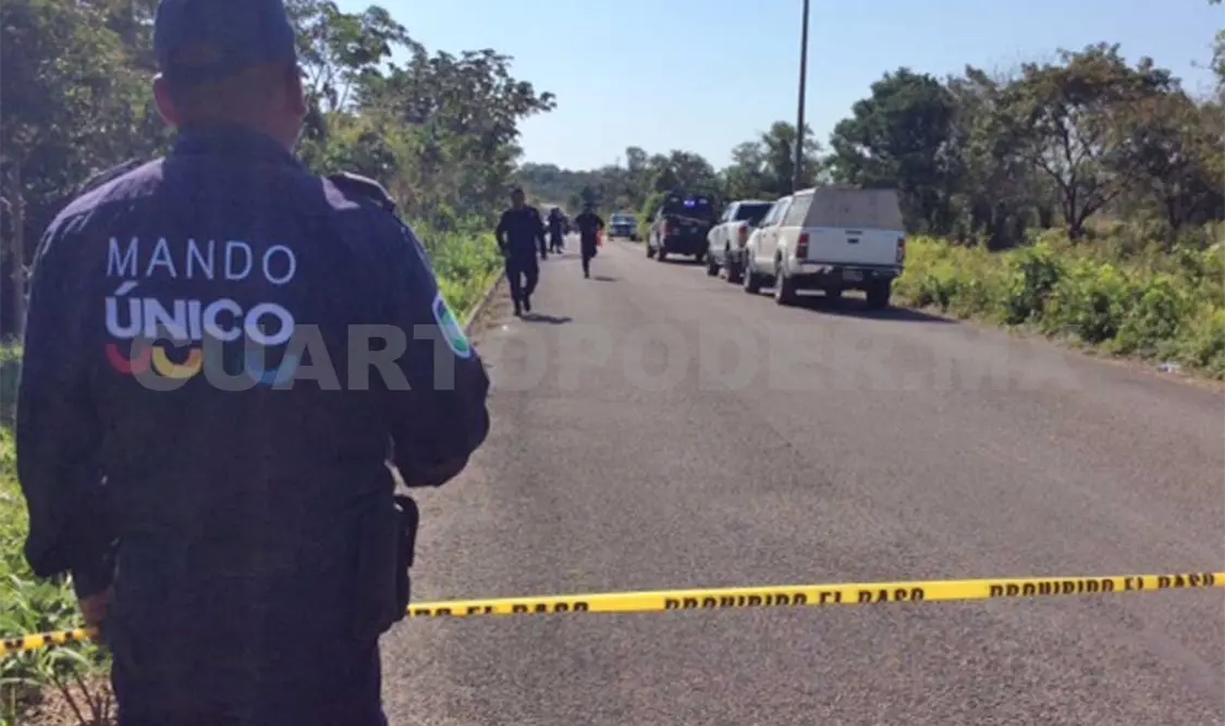 Jornaleros encontraron las bolsas con los restos humanos a la orilla de la carretera que comunica a la ciudad de Palenque. CP