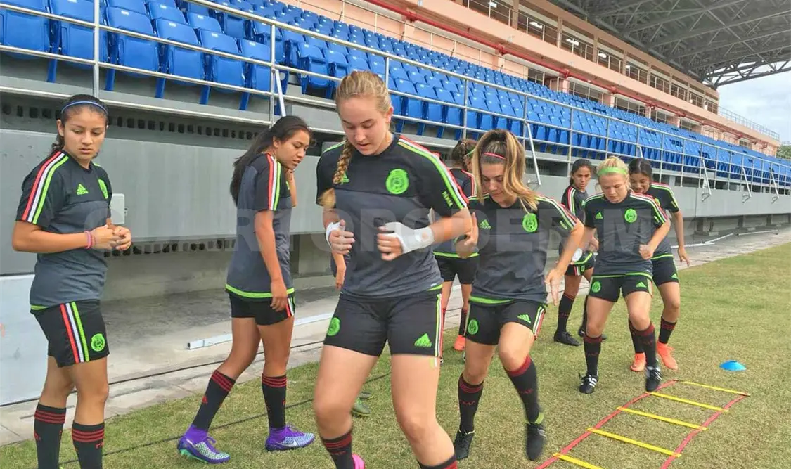 Tri femenil sub-17, concentrado en preparación
