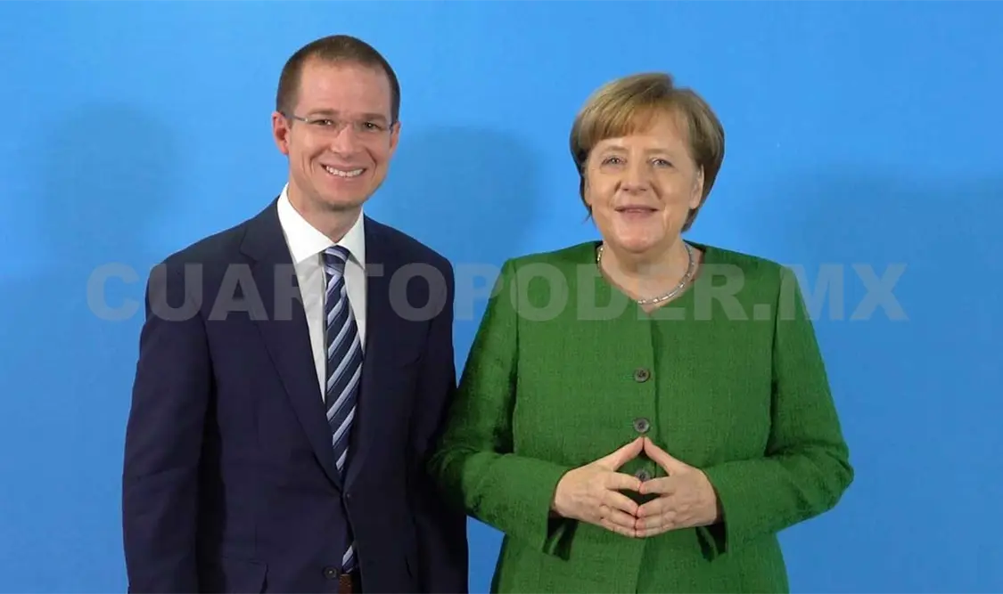 Ricardo Anaya se reúne con Ángela Merkel