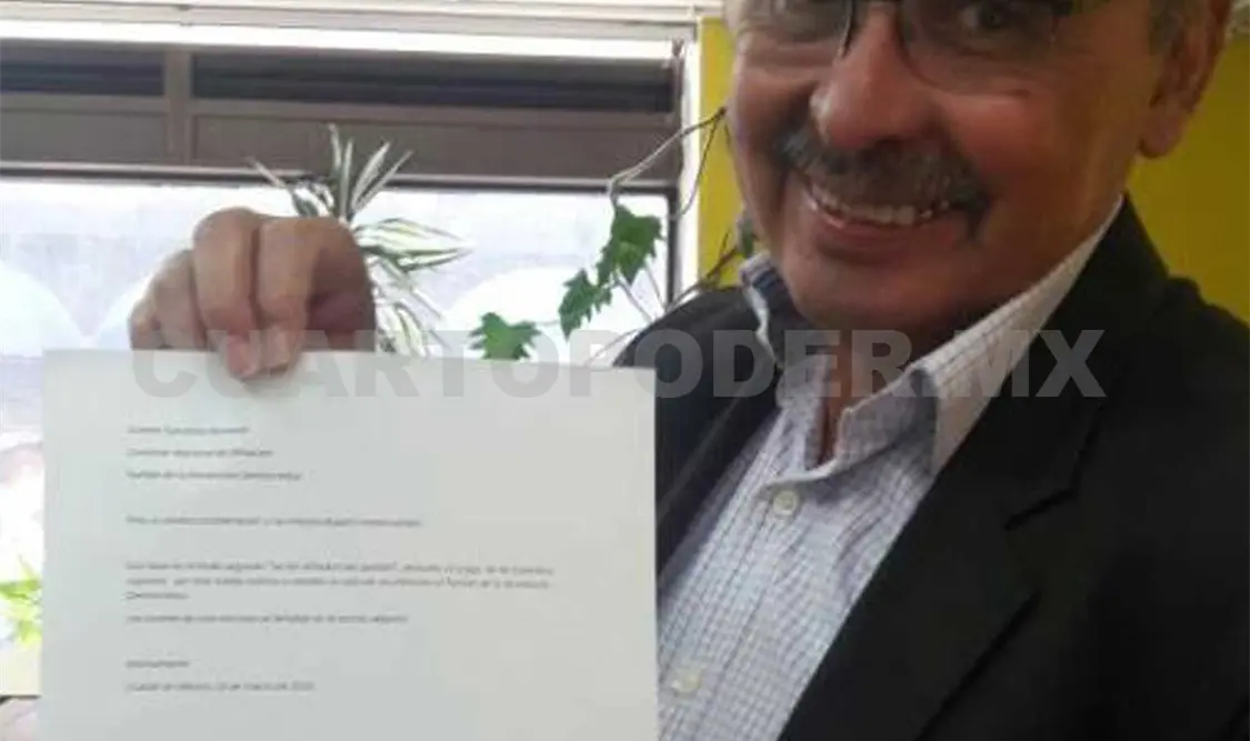 Fundador del Partido de la Revolución Democrática renuncia a su militancia