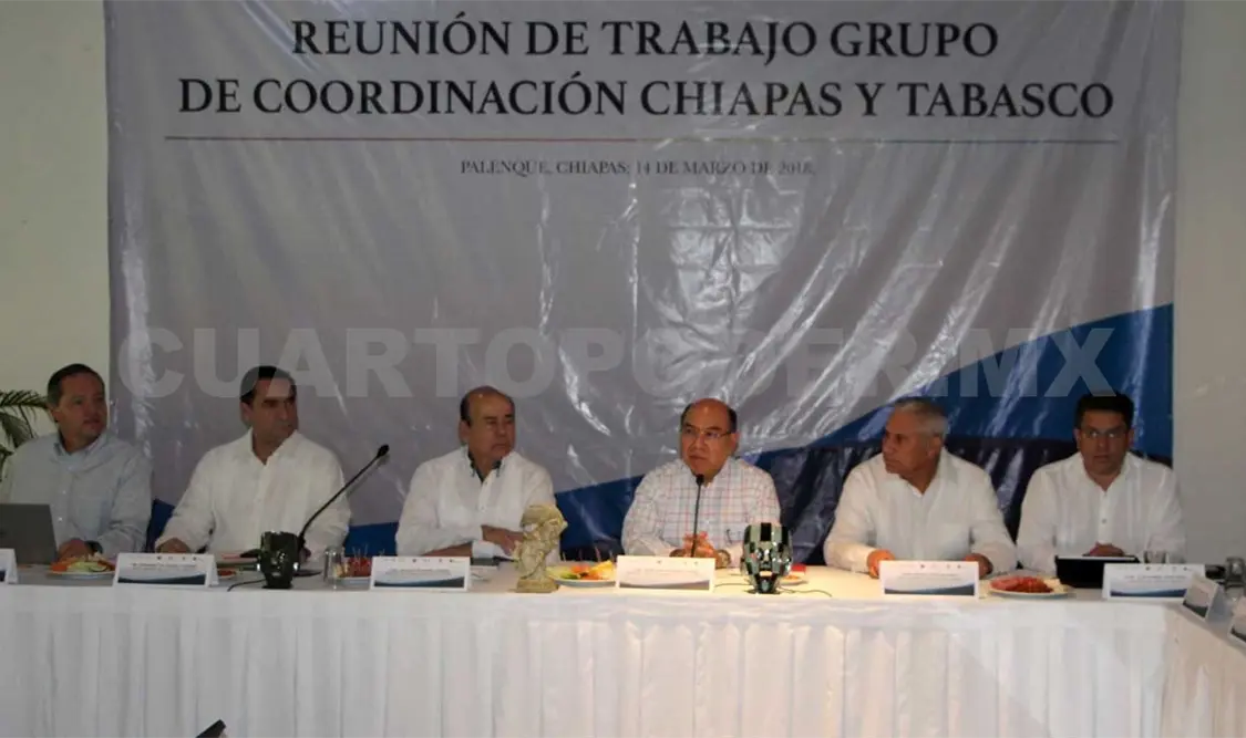 Acuerdan Chiapas y Tabasco fortalecer seguridad regional