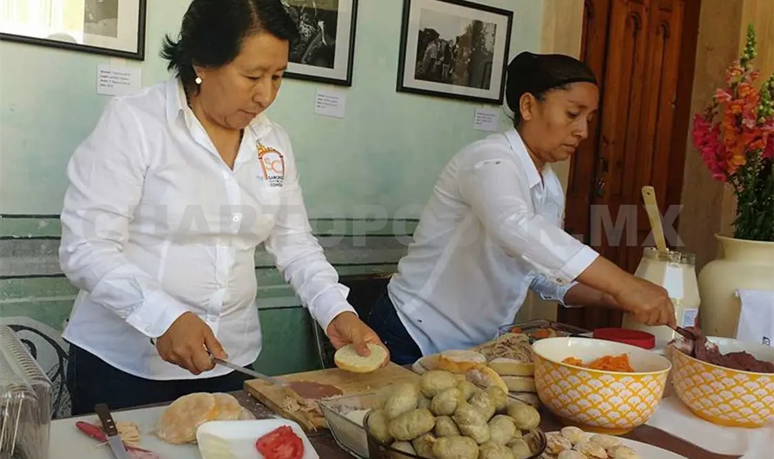 En la muestra se presentaron diversos platillos tradicionales, tanto locales como de otros municipios.
