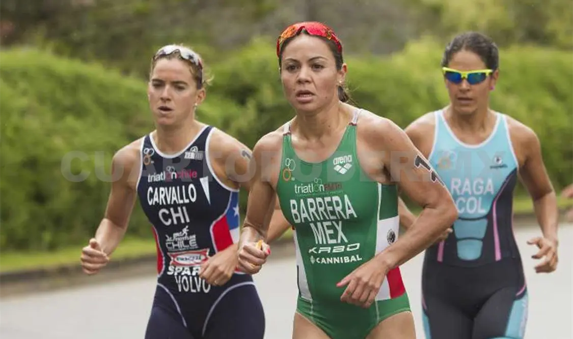 María Barrera, quinta en Ironman