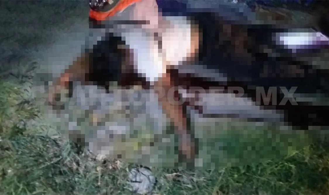 Veloz motorista pierde la vida tras derrapar