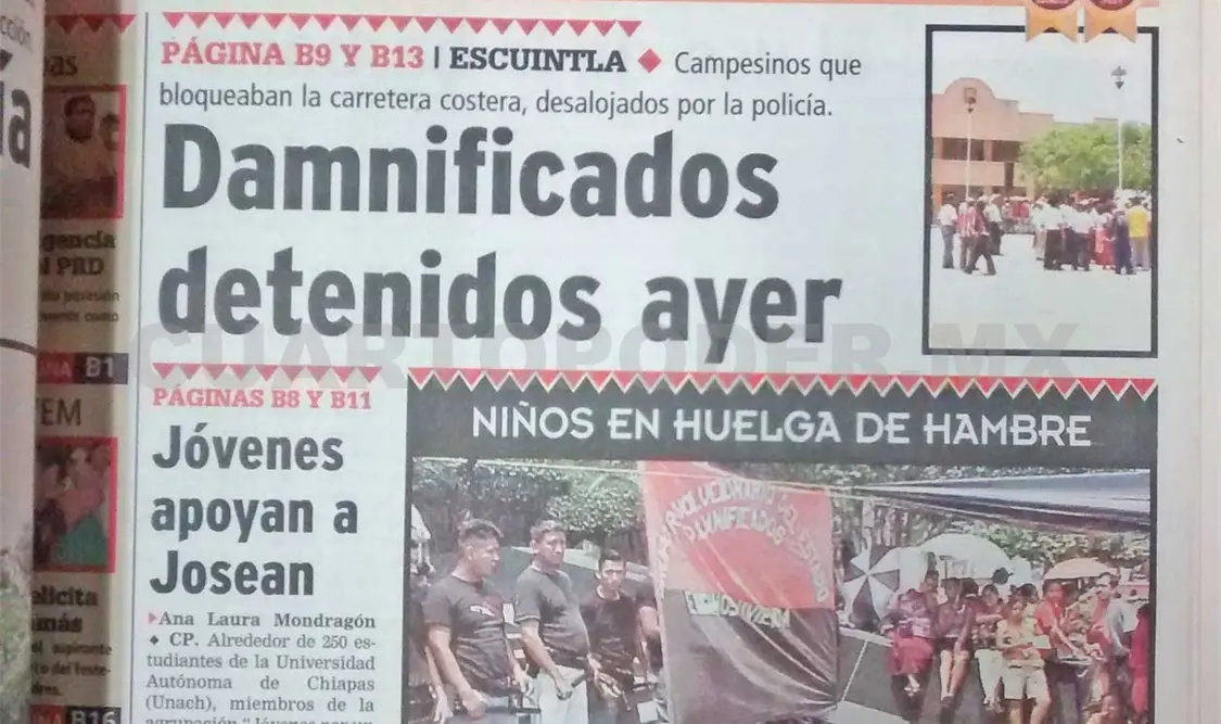 Siniestro pasado: Niños en ayuno, demandan entrega de sus casas