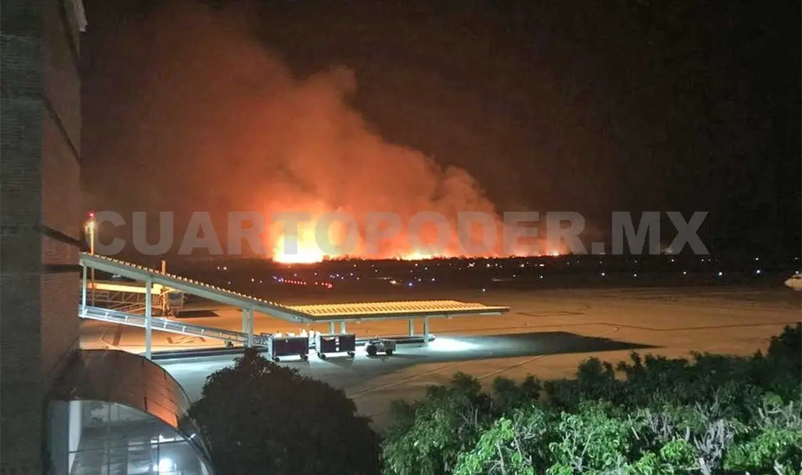 Por fuerte incendio cierran operaciones