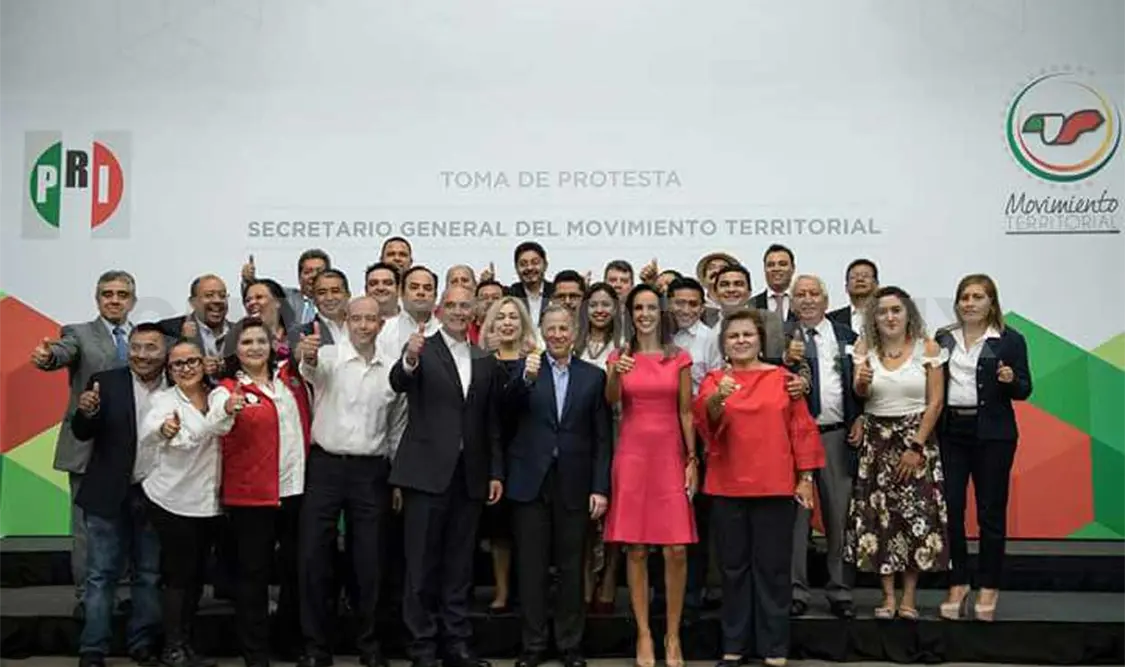 José Antonio Meade asistió a la toma de protesta de José Calzada Rovirosa como coordinador del Movimiento Territorial del PRI. Agencias