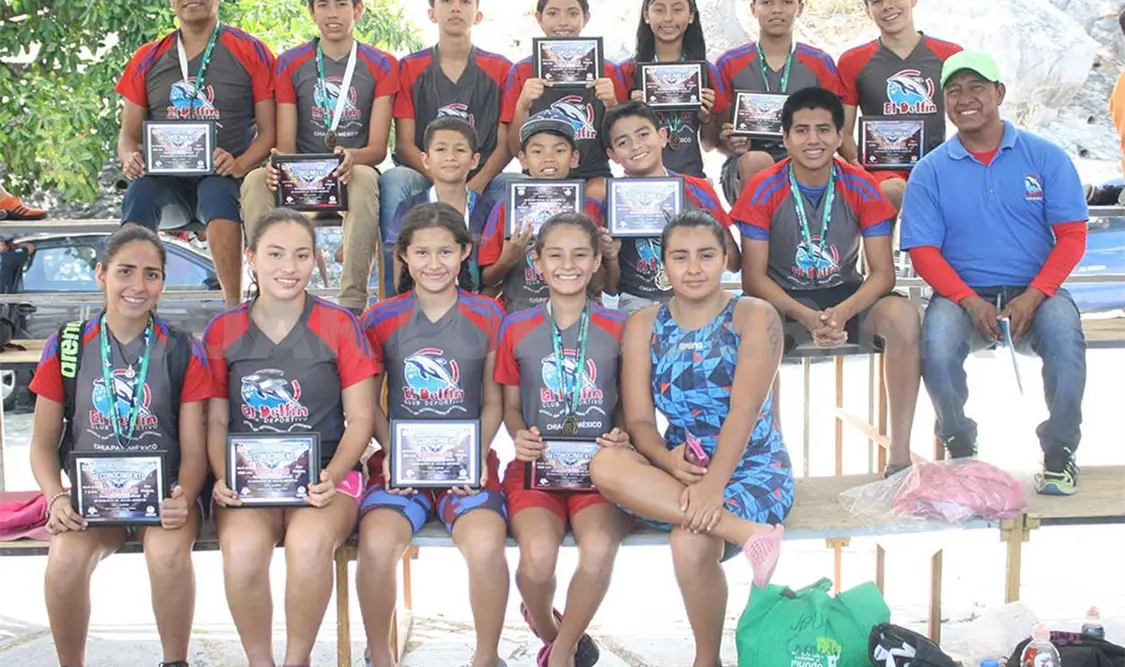 Delfín de Chiapas arrasa con 9 campeonatos