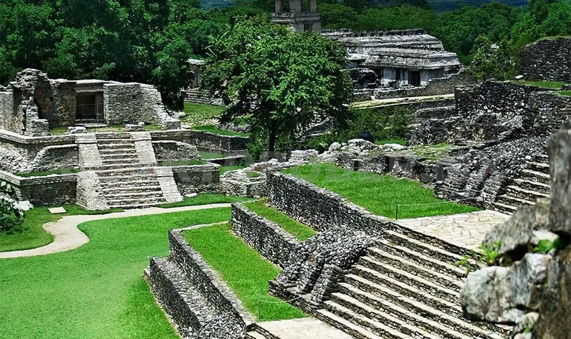 El sitio arqueológico de Palenque fue descubierto en 1784. Cortesía