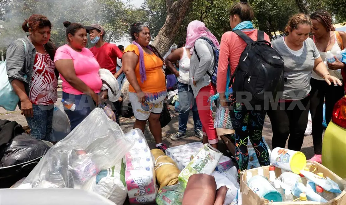 Caravana de migrantes avanza en México