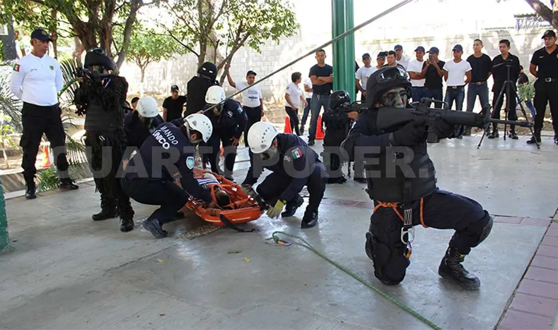 Capacitación de policías hace de Chiapas un estado más seguro