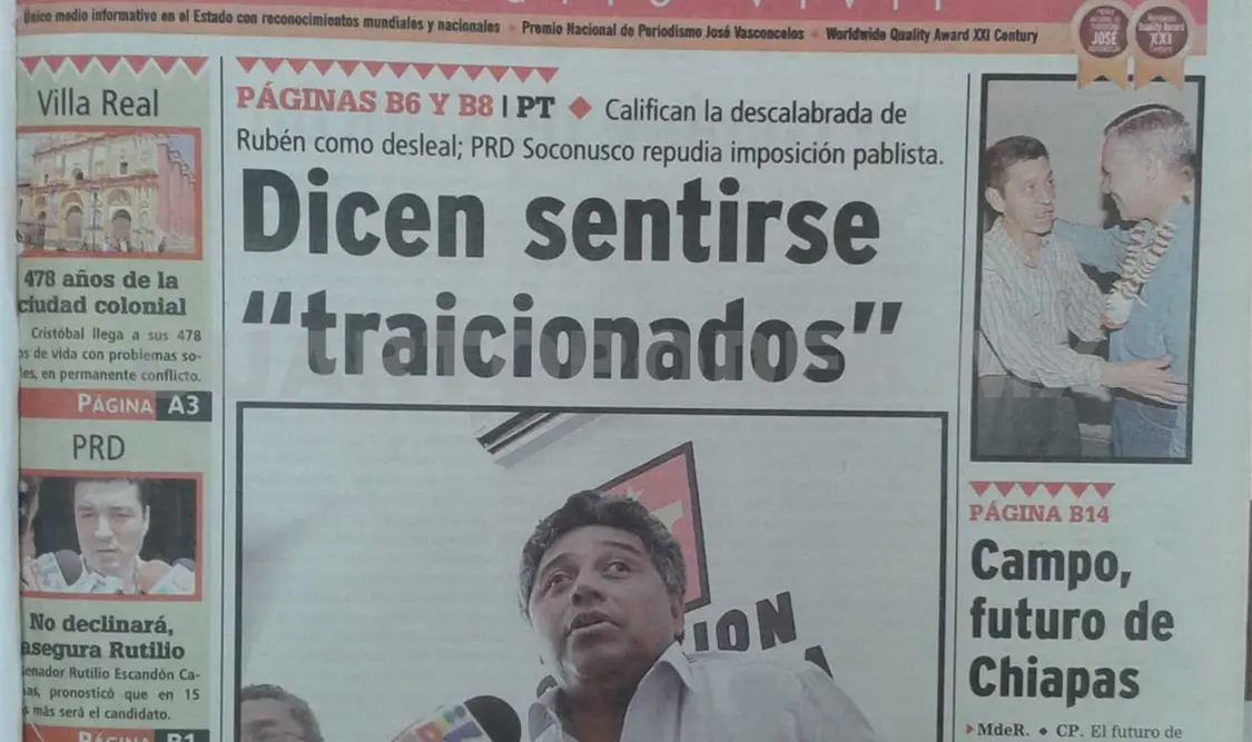 Siniestro pasado: Fracaso de Velásquez, revés a Pablo Salazar