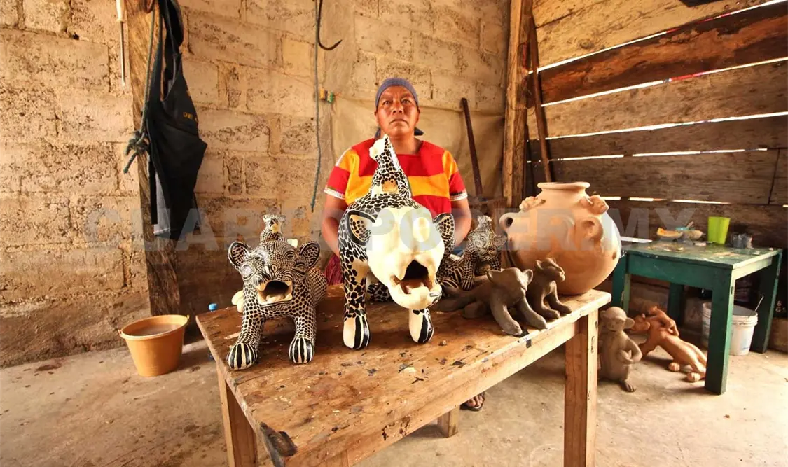Mujeres Tzeltales, con alma y espíritu de barro