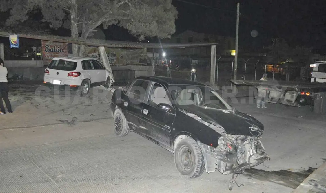 Conducía ebrio y se impacta contra vehículo
