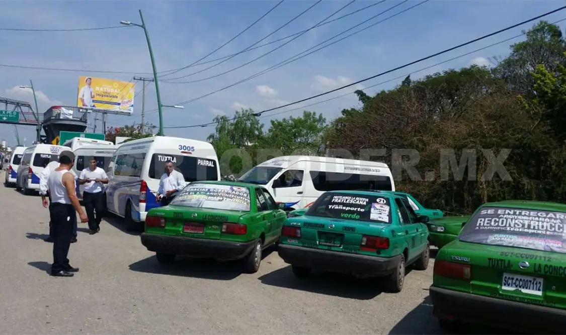 Agremiados de la AMOTAC realizan paro de labores