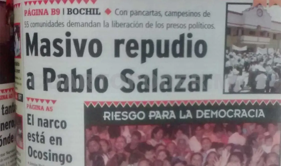 Siniestro pasado: Interviene secretaría de gobernación ante violencia oficial