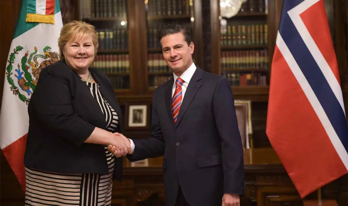 México y Noruega convencidos que proteccionismo es modelo caduco: Peña Nieto
