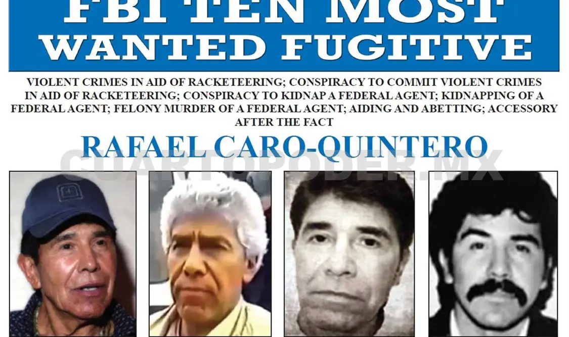 Caro Quintero entre los más buscados