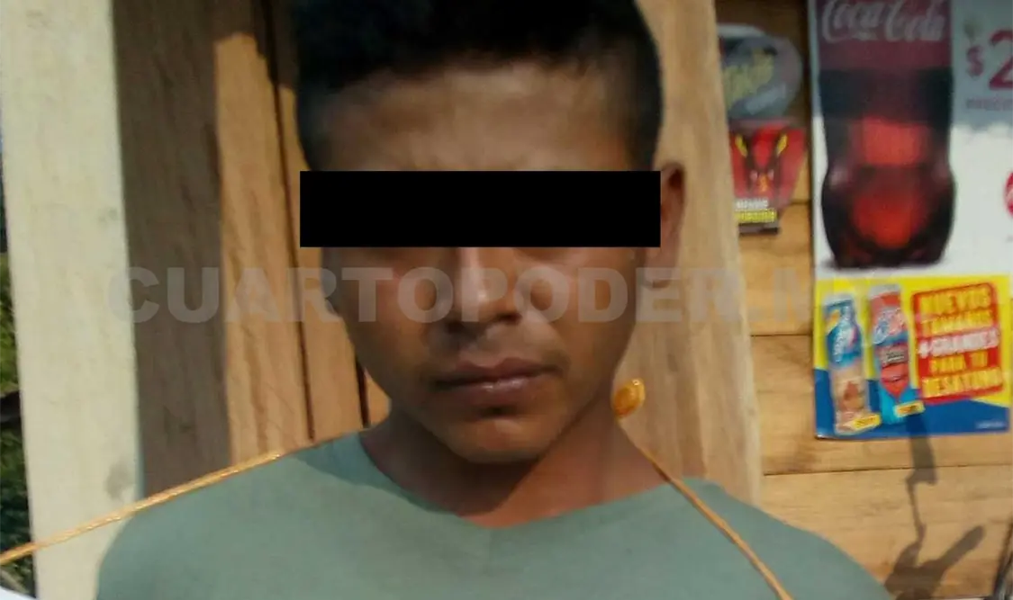Indígenas aseguran a presunto ladrón