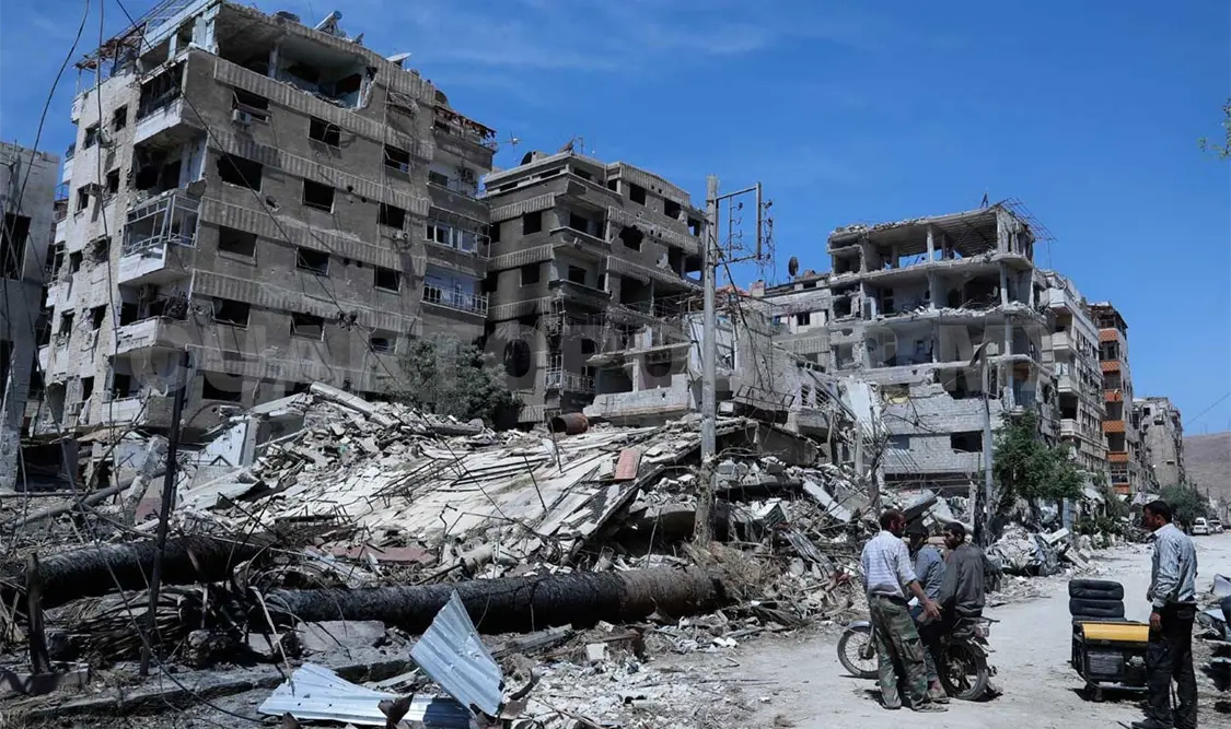 Guerra biológica y ataque en Siria