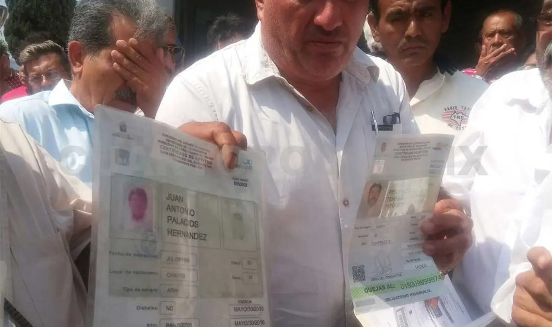 Taxistas piden permisos para trabajar toleradamente