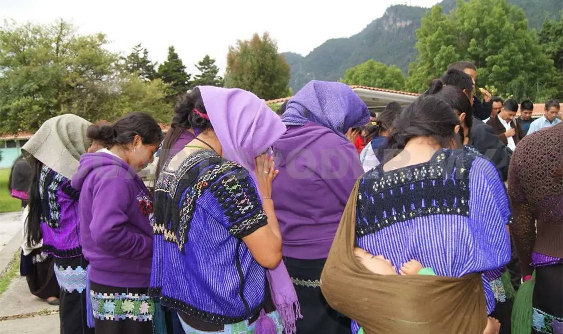 Concluye plantón de familias del ejido Puebla de Chenalhó