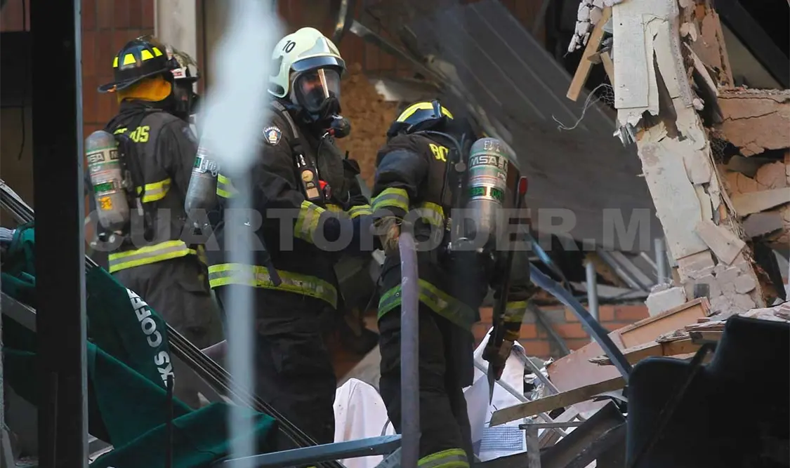 La explosión afectó tres cuadras a la redonda. Agencias