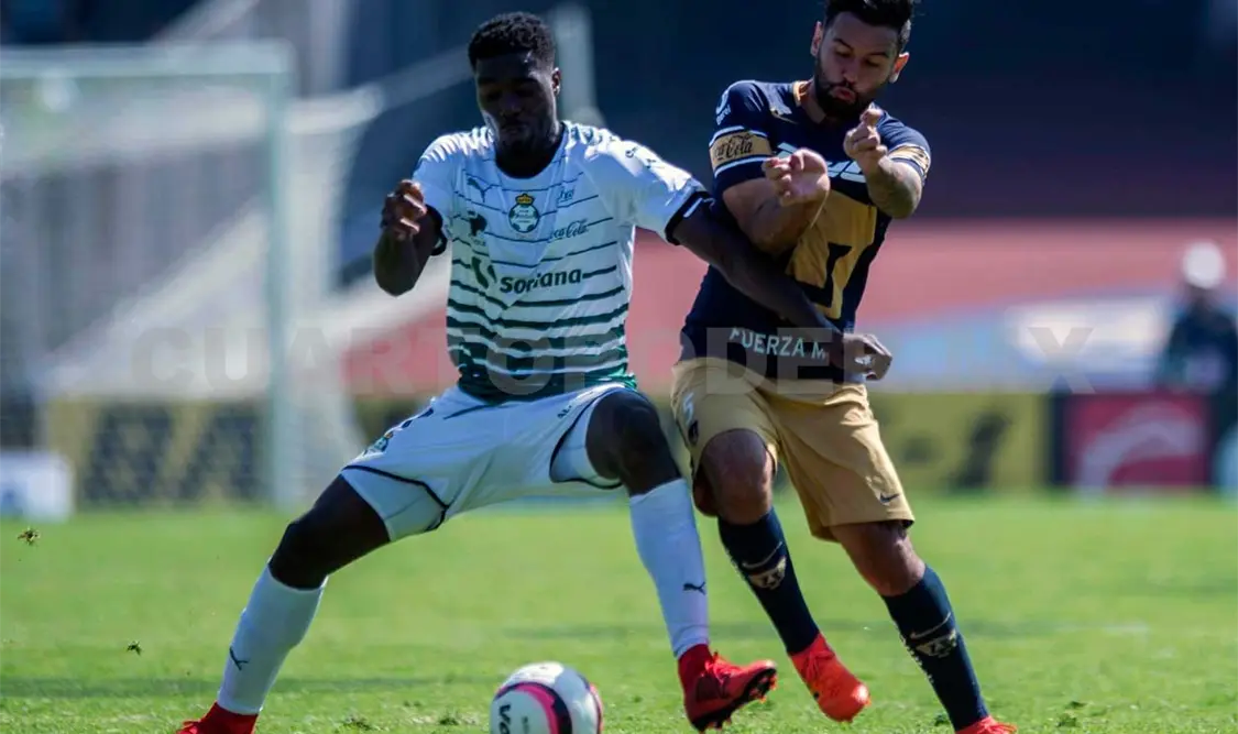 Pumas vence a Santos y pelea por liguilla