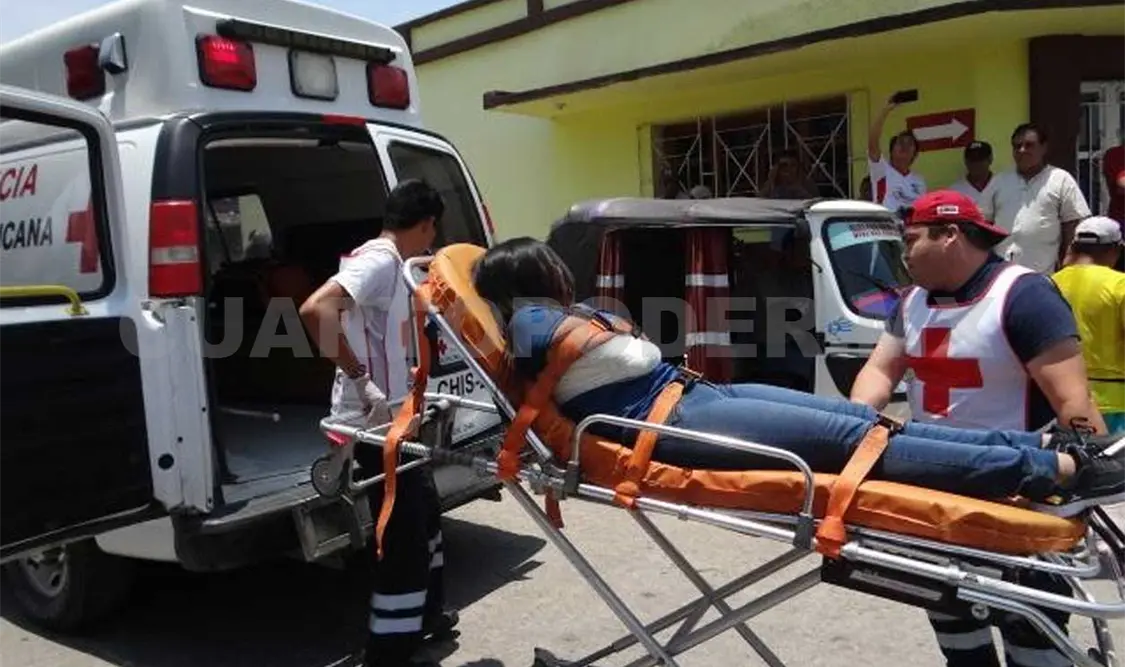 Una lesionada en accidente vial
