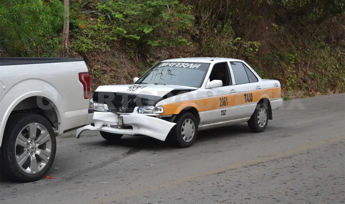 Dos heridos en accidente en la carretera a Copoya