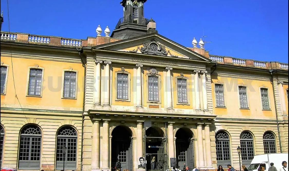 Fotografía de la Academia sueca, que emite el Premio Nobel. Cortesía