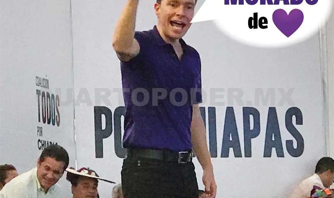 Manuel Velasco en evento político