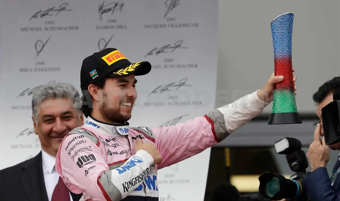 ‘Checo’ es tercero en GP de Azerbaiyán