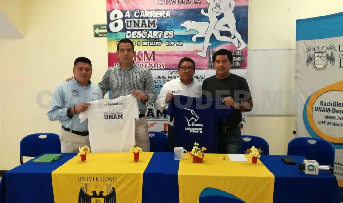 Presentaron 8ª edición de la Carrera estudiantil