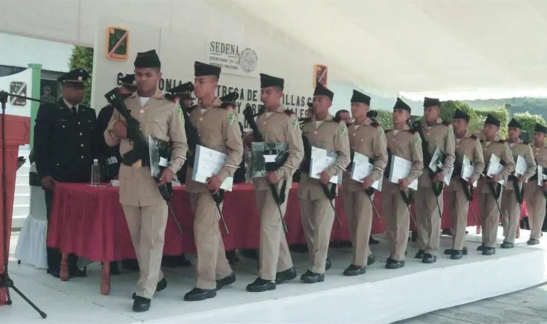 Culminan adiestramiento del Servicio Militar Nacional