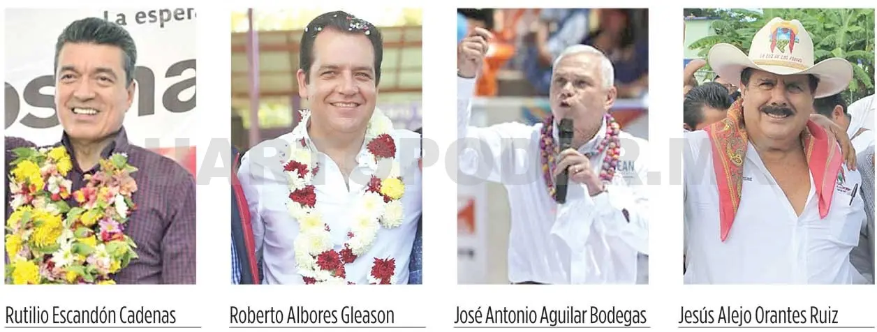 Los candidatos a la gubernatura cumplieron una semana en campaña