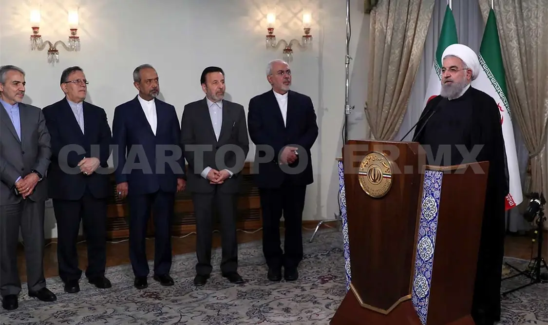 Anuncian retiro de EUA del acuerdo nuclear con Irán