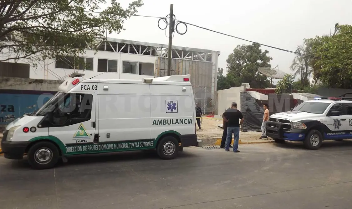 Obrero falleció al caer del techo de una construcción