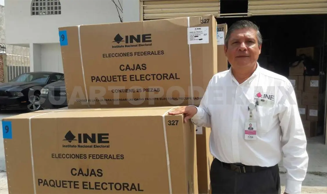 Llega paquetería electoral no custodiada a Chiapas