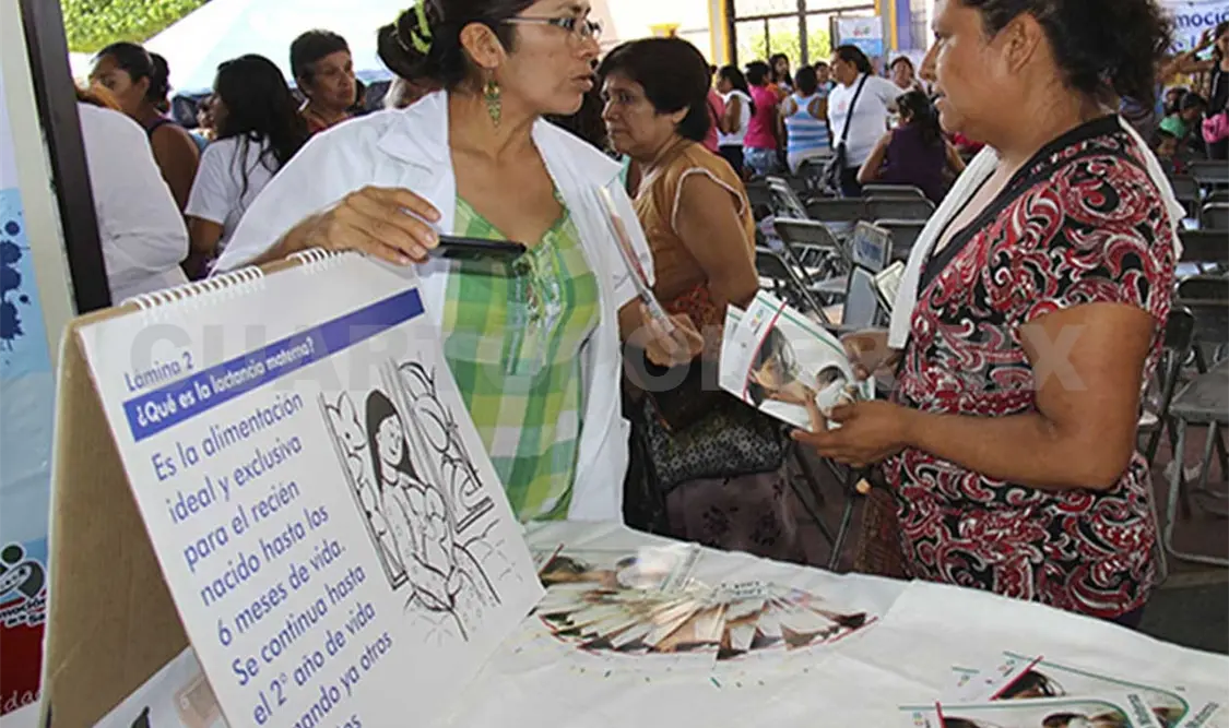 Promueve Salud lactancia materna