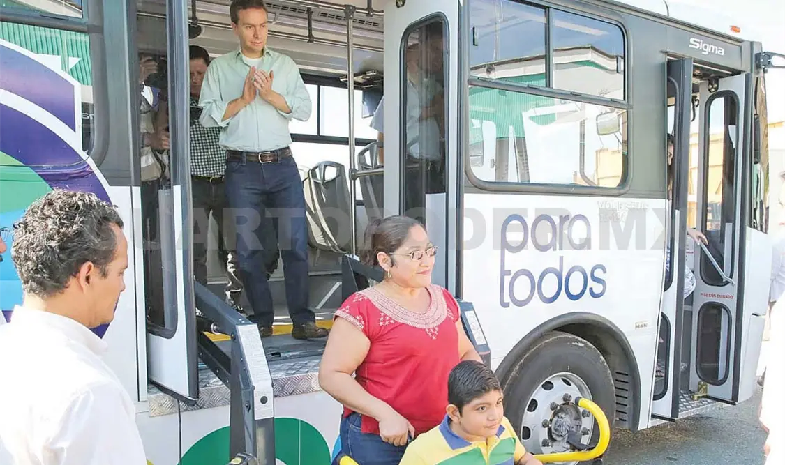 Para las personas con discapacidad, mejor transporte público
