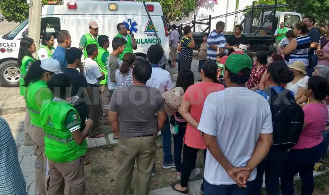 Ayer sábado se realizó un ensayo previo al simulacro de inundaciones del 19 de mayo. Cortesía