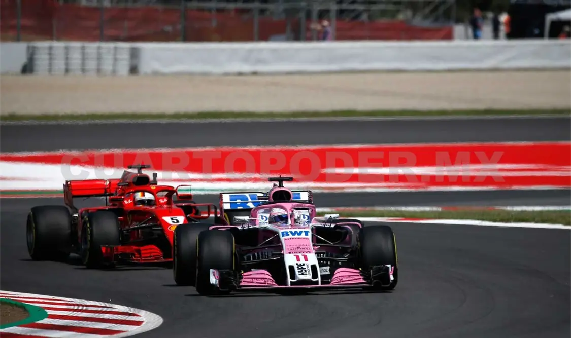 Piloto “Checo” Pérez llega en noveno sitio