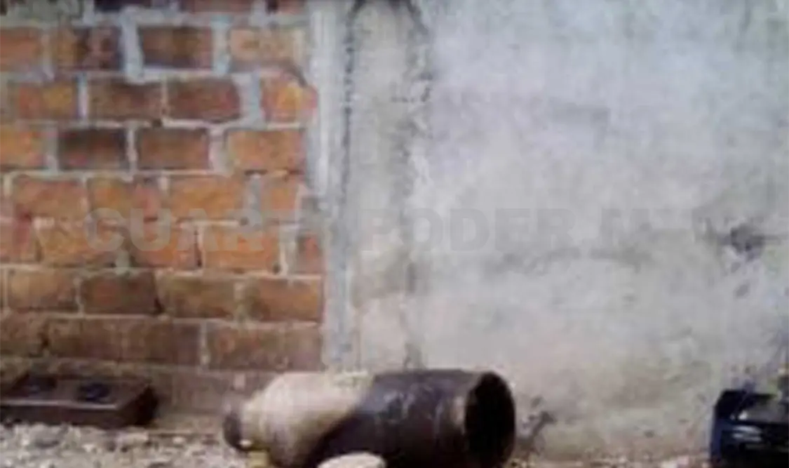 Estalla cilindro de gas y provoca pánico