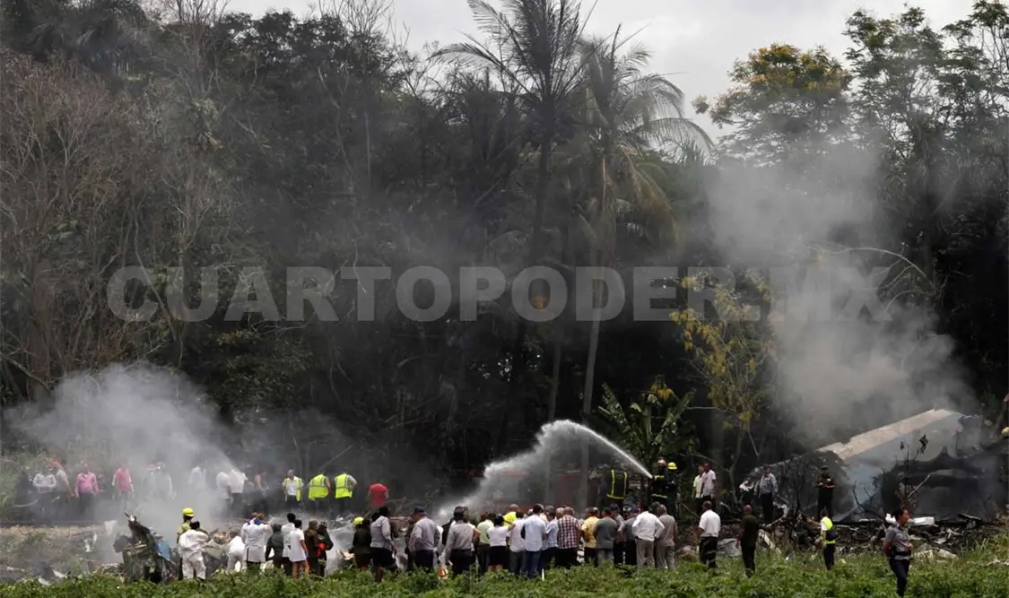Se desploma avión en Cuba