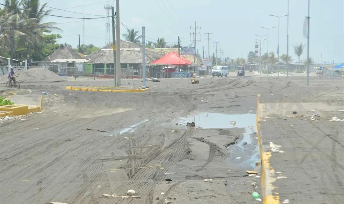 “Mar de fondo” provoca temor en visitantes