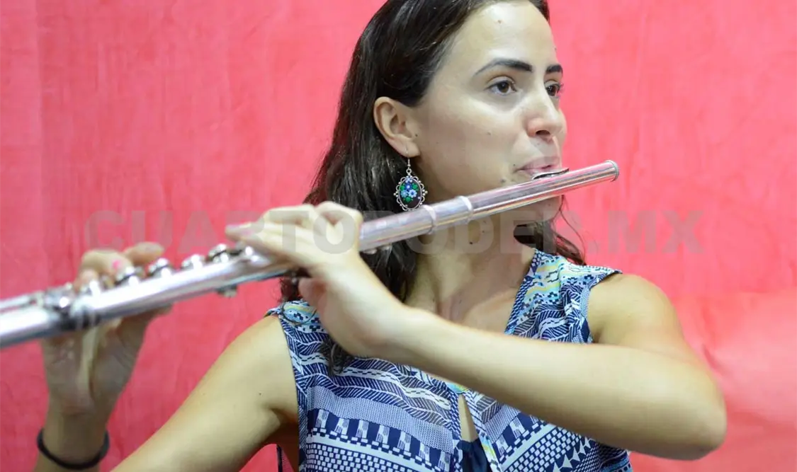 Ana Catalina Peña Sommer, en entrevista con los medios de comunicación. Darwin Mendoza